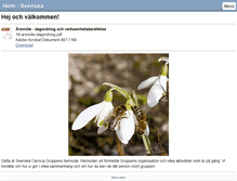 Tablet Screenshot of carnica.se